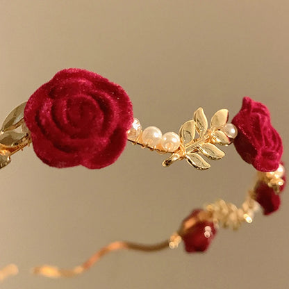 Elegant Rose Headband