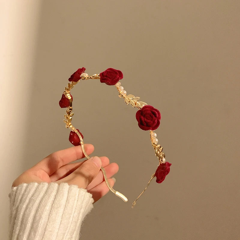 Elegant Rose Headband