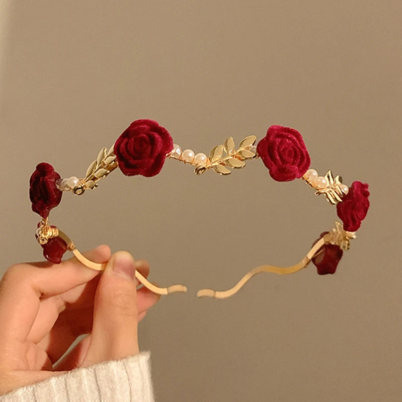 Elegant Rose Headband