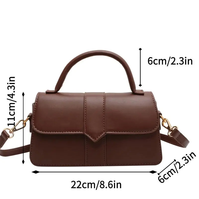 Vintage PU Leather Handbag